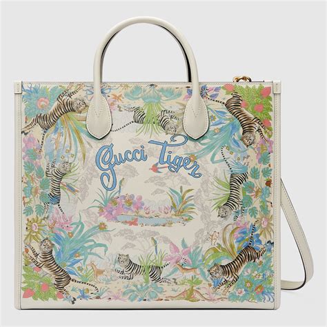 replica gucci tiger tote